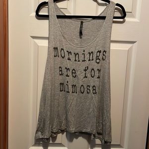 Triumph top, with saying, women’s size lrg